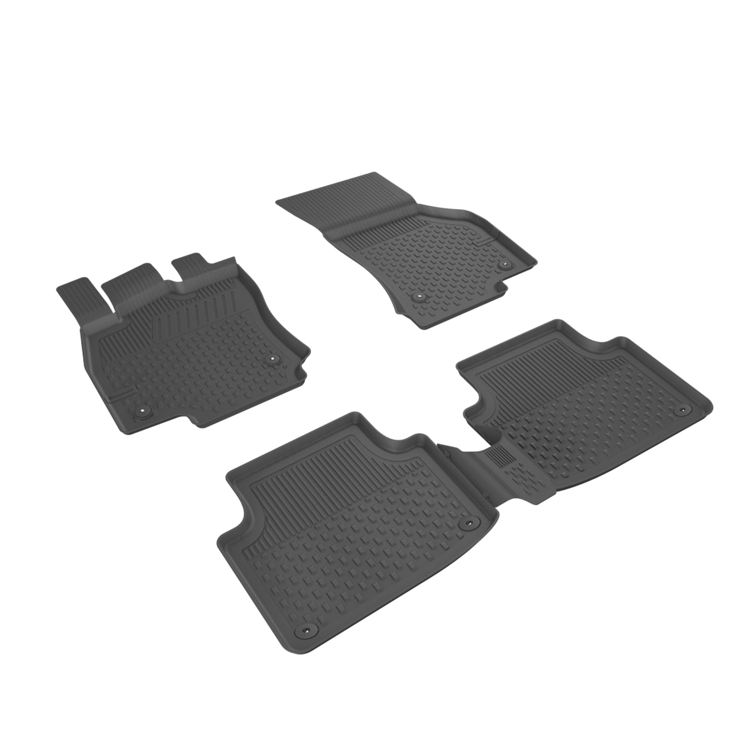 Sahler Volkswagen Passat B8/B8.5 2015-2023 Uyumlu 4.5D Havuzlu Siyah Oto Paspas Takımı - KolayOto