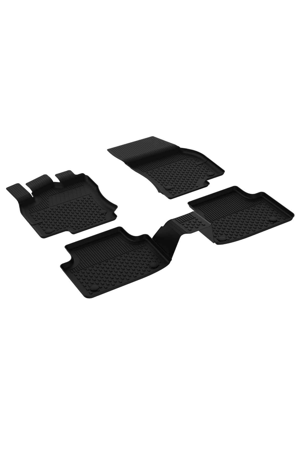 Sahler Volkswagen Tiguan 2016-2024 Uyumlu 4.5D Havuzlu Siyah Oto Paspas Takımı - KolayOto