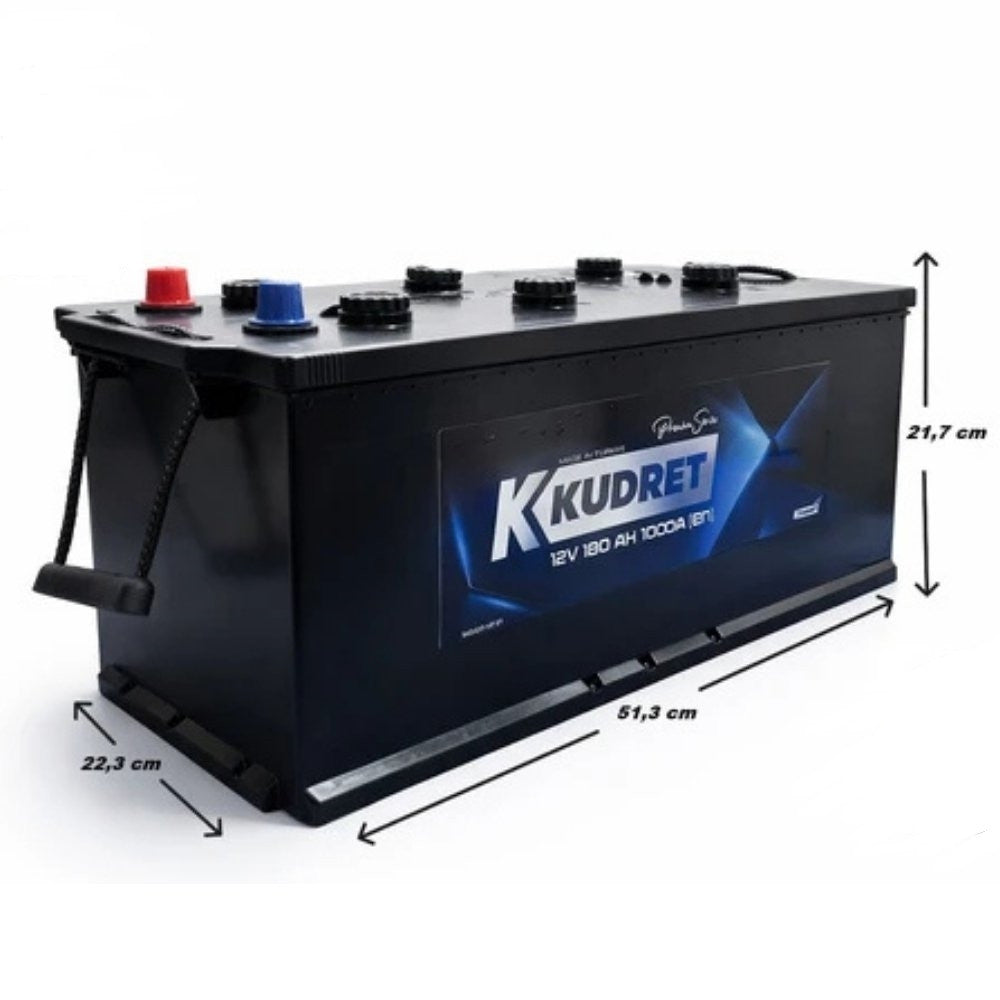 Yiğit Akü Kudret 12V 180 Ah 1000A (EN) Akü