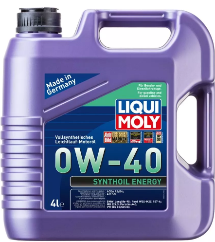 Liqui Moly Synthoil Energy 0W40 Motor Yağı (4 Litre) - 2451 - KolayOto