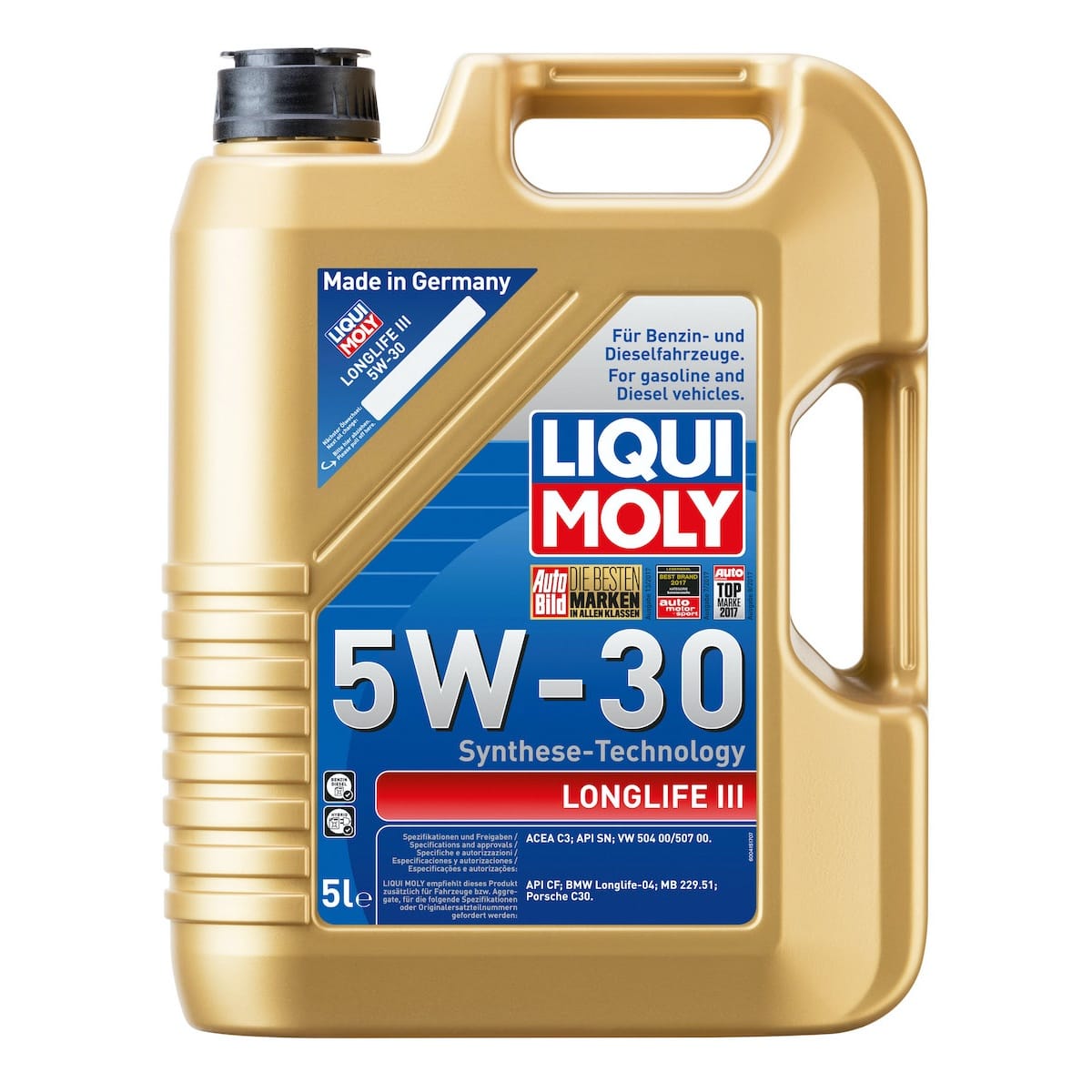 Liqui Moly Longlife 3 5W30 Volkswagen Motor Yağı (5 Litre) - 20822 - KolayOto