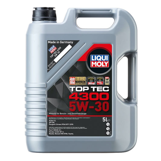 Liqui Moly Top Tec 4300 5W30 Motor Yağı (1 Litre) - 2323 - KolayOto