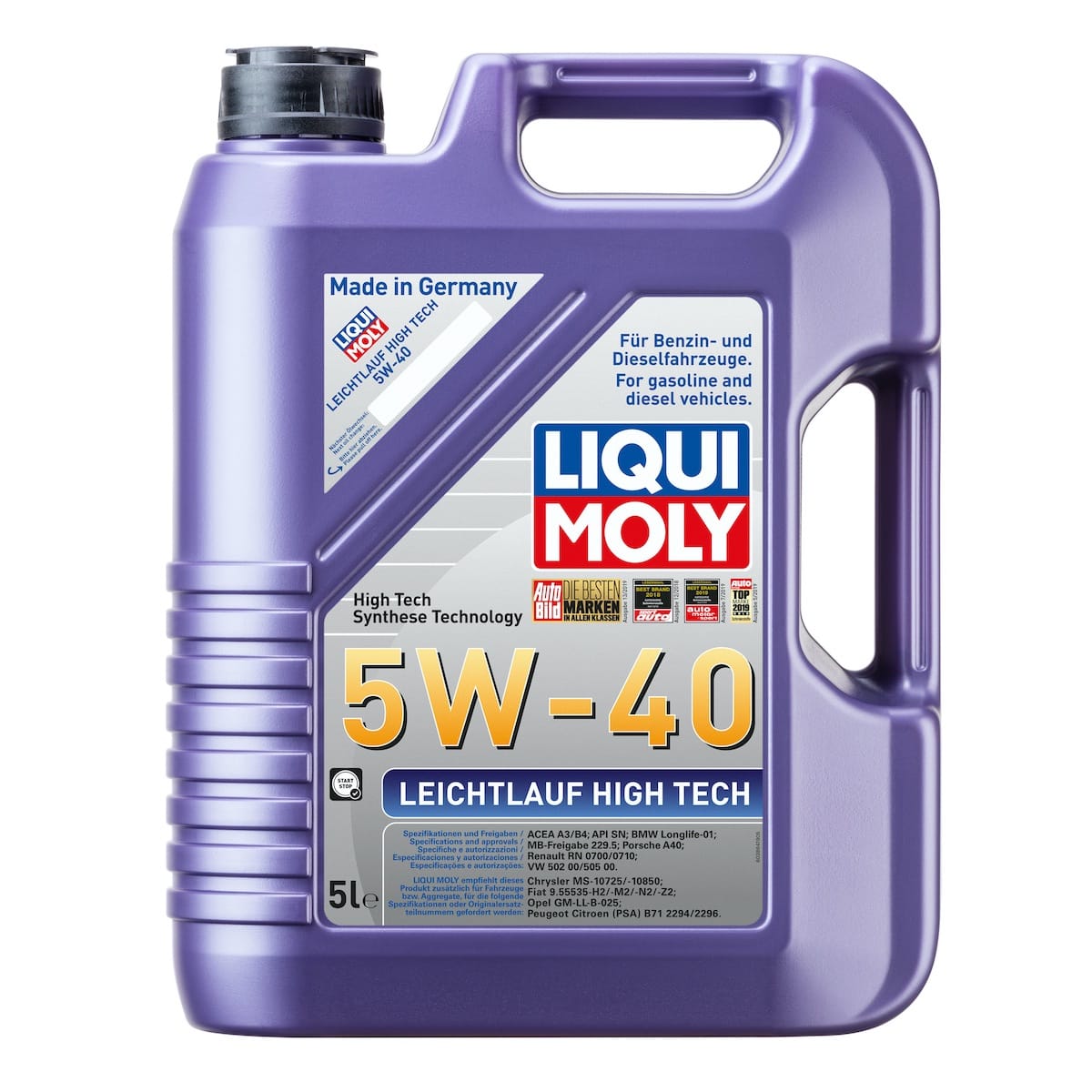 Liqui Moly Leichtlauf High Tech 5W40 Motor Yağı (5 Litre) - 2328 - KolayOto