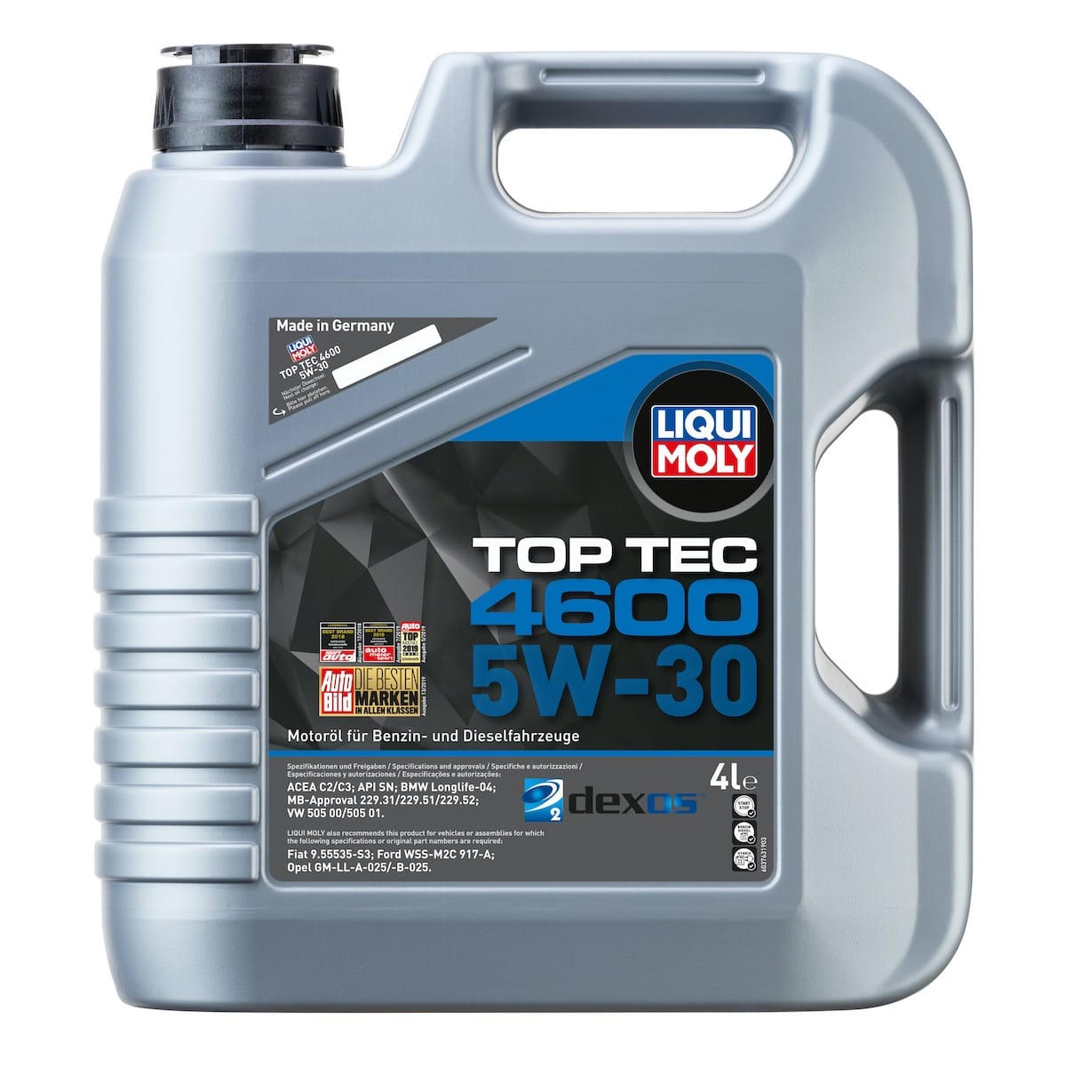 Liqui Moly Top Tec 4600 Dexos2 5W30 Motor Yağı (4 Litre) - 3763 - KolayOto