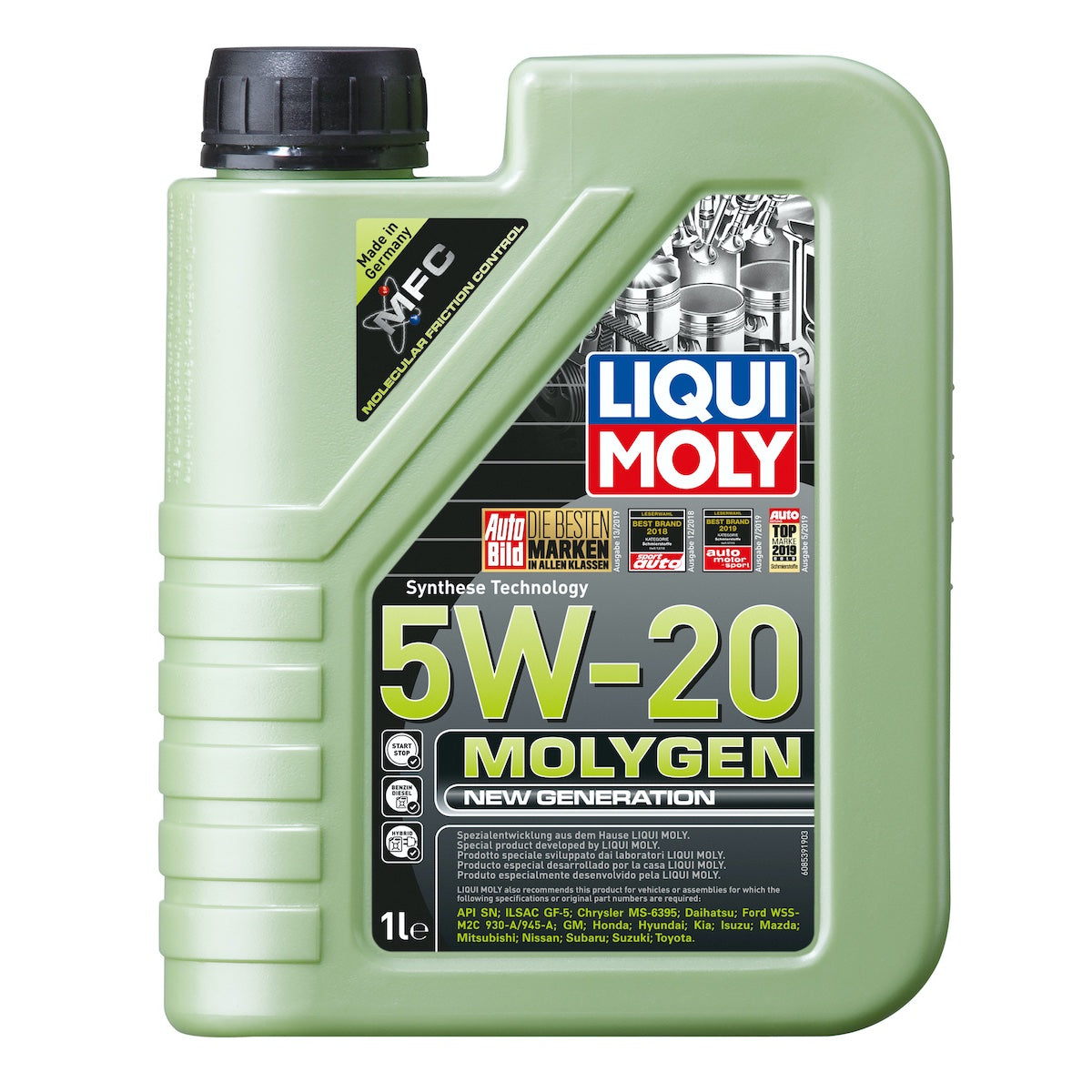 Liqui Moly Molygen New Generation 5W20 Motor Yağı (1 Litre) - 8539 - KolayOto