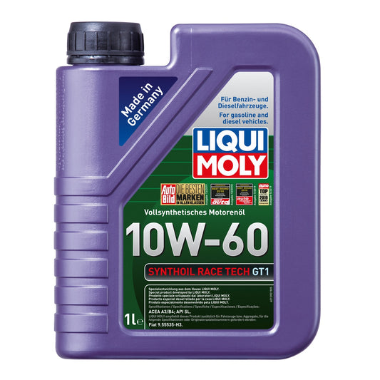 Liqui Moly Synthoil Race Tech Gt1 10W60 Sentetik Motor Yağı (1 Litre) - 8908 - KolayOto