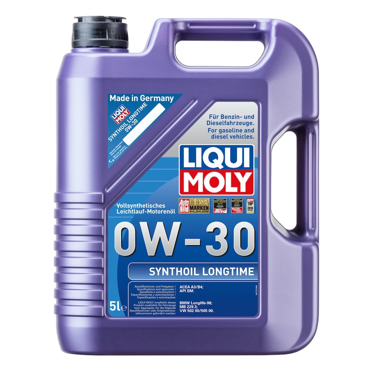 Liqui Moly Synthoil Longtime 0W30 Sentetik Motor Yağı (5 Litre) - 8977 - KolayOto