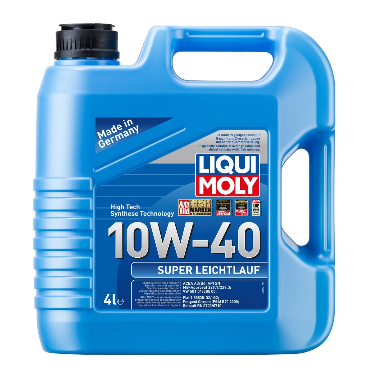 Liqui Moly Super Leichtlauf 10W40 Motor Yağı (4 Litre) - 9504 - KolayOto