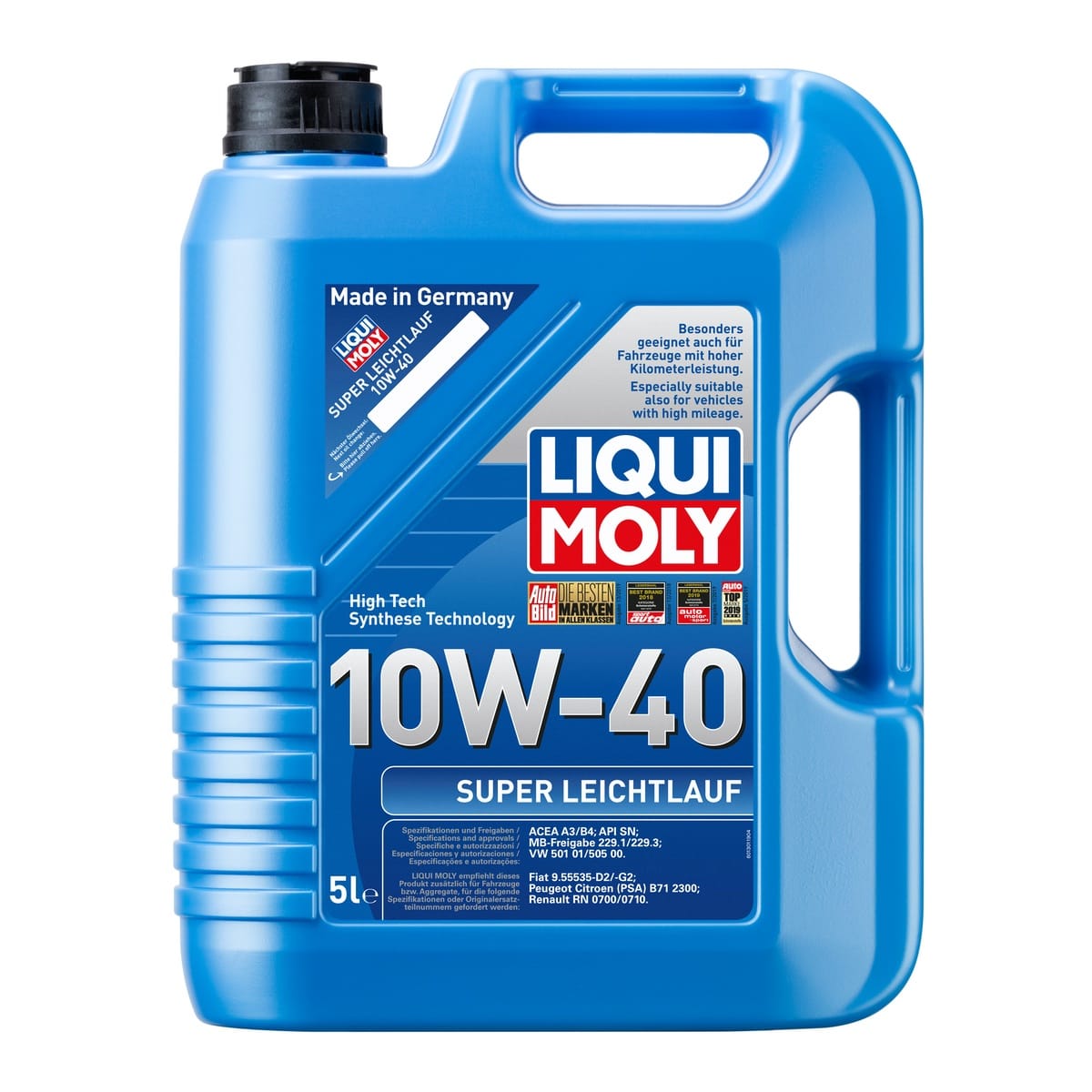 Liqui Moly Super Leichtlauf 10W40 0 Sentetik Motor Yağı (5 Litre) - 9505 - KolayOto