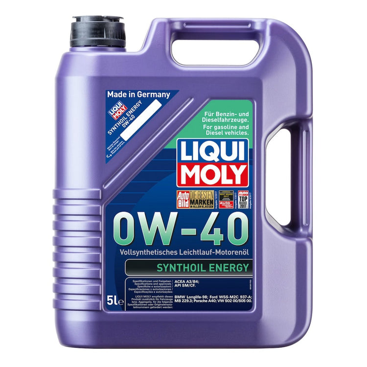 Liqui Moly Synthoil Energy 0W40 Motor Yağı (5 Litre) - 9515 - KolayOto