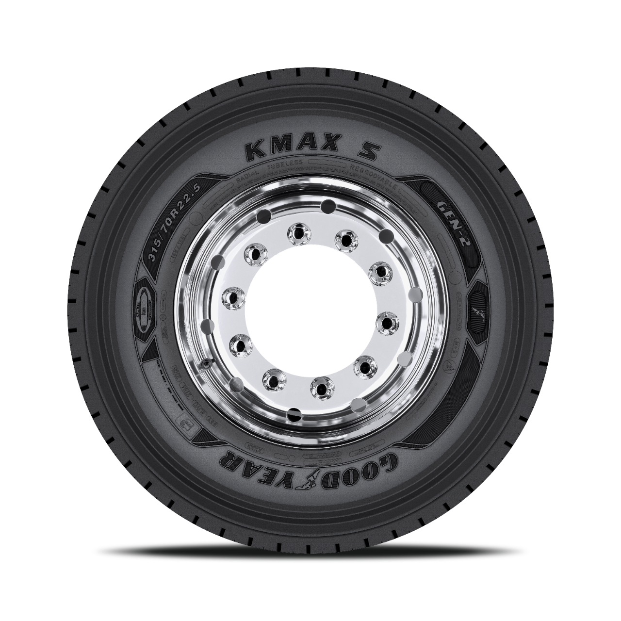 Goodyear Kmax S 225/75R17.5 129/127M M+S - KolayOto