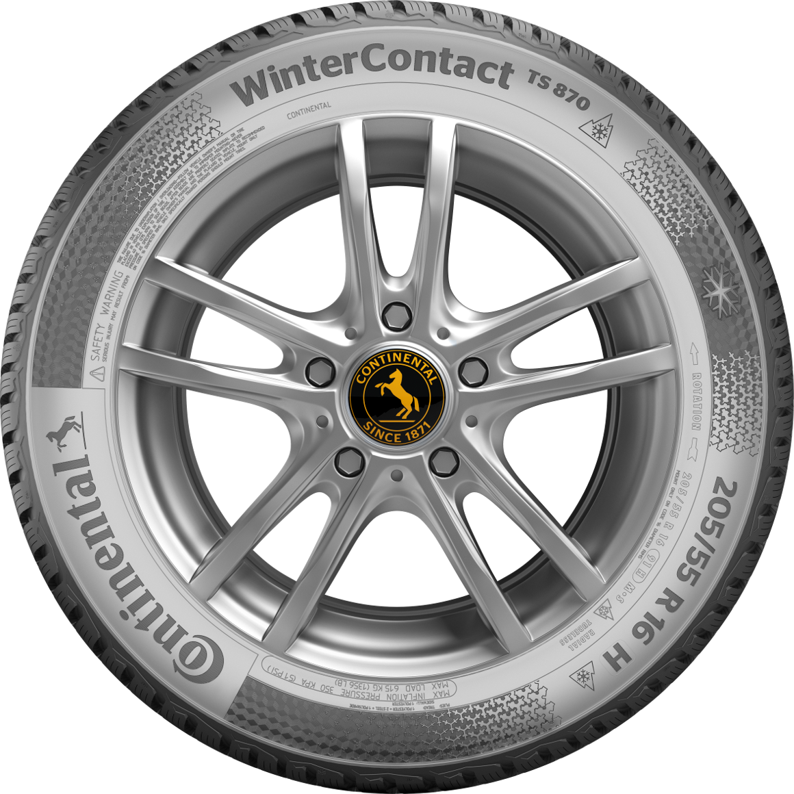 Continental ContiWinterContact TS 870 P 215/65R16 102H XL - KolayOto